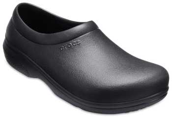 Crocs CR205073-001 On-The-Clock, Unisex, Black, Soft Toe, Slip Resistant, Work Clog
