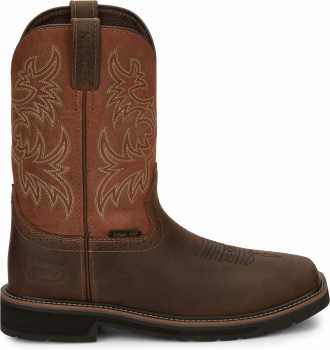 Justin JUSE4812 Switch, Men's, Brown, Comp Toe, EH, 11 Inch Boot