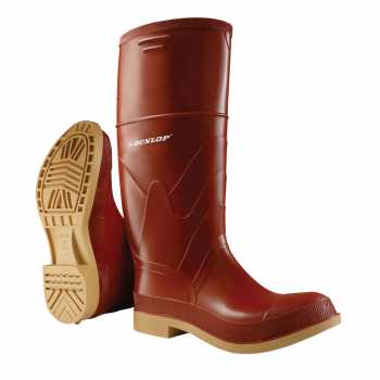 Dunlop 85324 Men's Brown 16 Inch Superpoly Steel Toe Boot