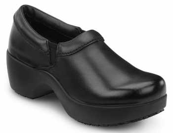 SR Max SRM132 Geneva, Women's, Black, Clog Style, MaxTRAX Slip Resistant, Soft Toe Work Shoe