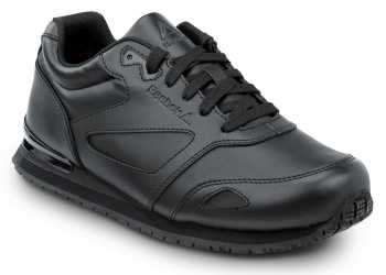 Reebok Work SRB970 Prelaris, Women's, Black, Jogger Style, MaxTRAX Slip Resistant, Soft Toe Work Shoe