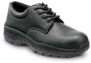 SR Max SRM2050 Burke, Men's, Black Oxford Style, Comp Toe, EH, Security Friendly Slip Resistant Work Shoe