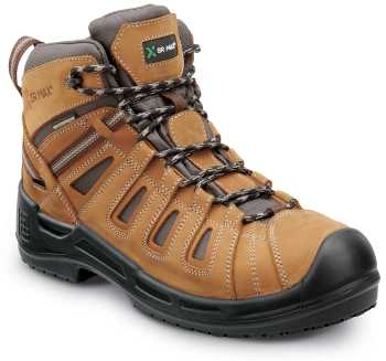 SR Max SRM9170 Concord, Men's, Brown, Hiker Style, Comp Toe, EH, Waterproof, Slip Resistant Work Boot