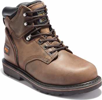 Timberland PRO TM33034 Pit Boss, Men's, Brown, Steel Toe, EH, 6 Inch Boot