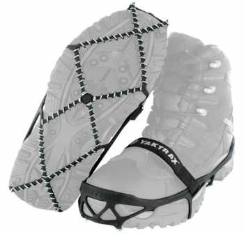 Yaktrax Pro Black Men's and Women's Rubber Steel Coil Men's sizes 9 to 11 and Women's sizes 10 and a half to 12